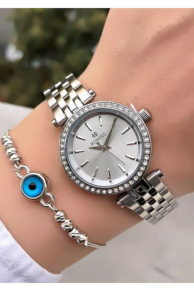 Homies Original Invoice Waterproof Women's Wrist Watch with Bracelet Gift