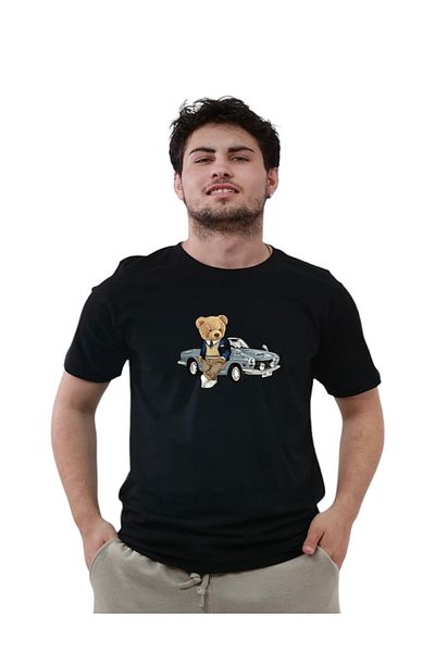 TKT Μπλουζάκι με στάμπα Unisex Comfortable Fit 3 τεμαχίων