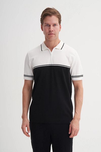 Cazador Μπλουζάκι πλεκτό με φερμουάρ Jazz 3032 Polo Neck Regular Fit
