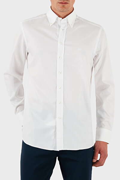 ETRO % 100 Pamuk Regular Fit Düğmeli Yaka Gömlek Erkek GÖMLEK MRIB0004 AV605 W0800