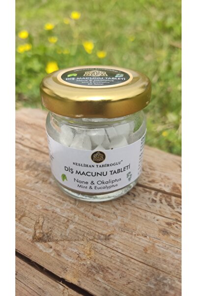 Neslihan Tahiroğlu Bentonit Killi Diş Macunu Tableti-Nane & Okaliptüs(60 Tablet)