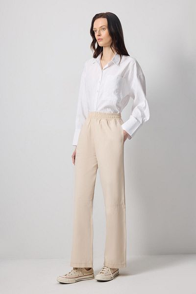 Touché Privé Wide Leg Trousers with Elastic Waist