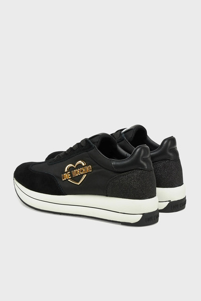 Love Moschino Deri Süet Detaylı Sneaker Ayakkabı AYAKKABI JA15074G1MINA00A