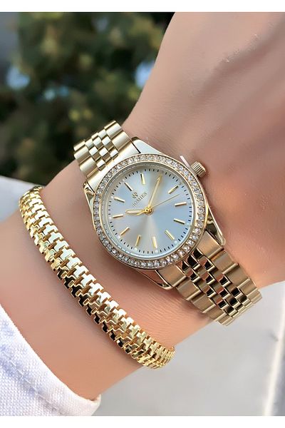 Homies Original Invoice Waterproof Women's Wrist Watch with Bracelet Gift