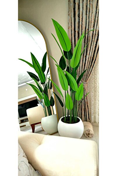 İremÇiçekçilik Yapay Çiçek Uygula 180 Cm 20 Yaprak Yapay Ağaç Salon Çiçeği