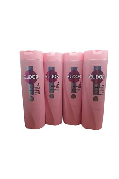 Elidor 400ml X 4 Shampoo: 2% Glycol Vita C Complex Shine Enhancer