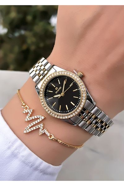 Homies Original Invoice Waterproof Women's Wrist Watch with Bracelet Gift