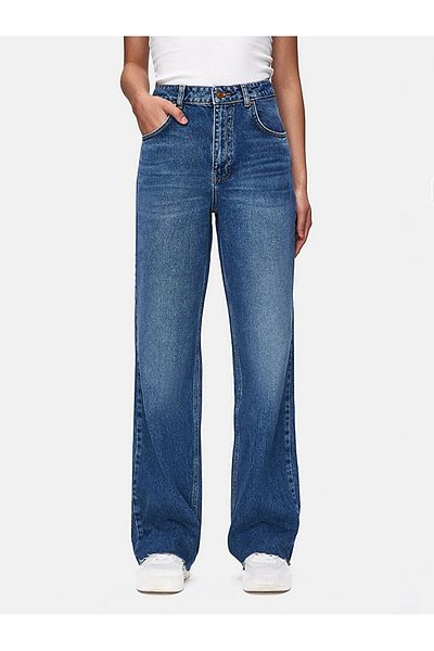 Ltb Pantaloni de jeans Danıca L cu talie înaltă cu picioare largi