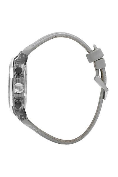 Quantum QUANTUM PWG1107.066 Men Chronograph Display Watch & Leather Strap Gray