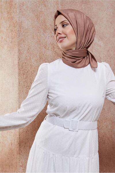 Alvina Eșarfă cu monogramă ALVINA 8442 - Design convenabil și elegant