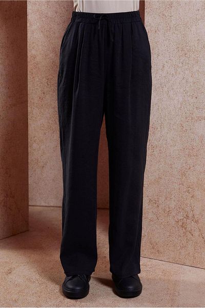 Alvina 70736 Model Elastic Waist Modal Trousers