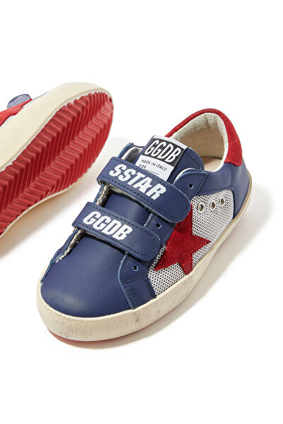 Golden Goose Deluxe Retro Tarzı Çocuk Deri Spor Ayakkabıları