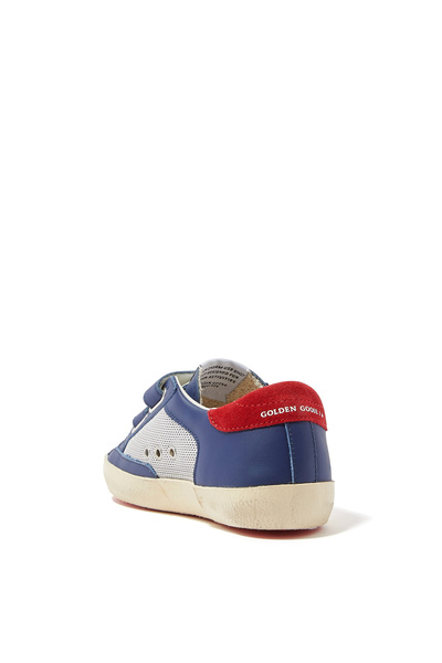 Golden Goose Deluxe Retro Tarzı Çocuk Deri Spor Ayakkabıları
