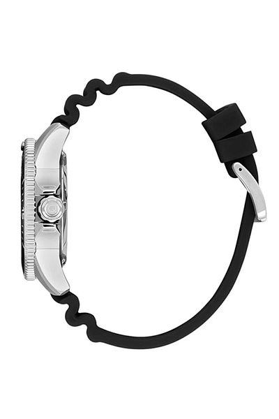 Quantum QUANTUM BAR1115.371 Men Automatic Display Watch & Silicone Strap Black