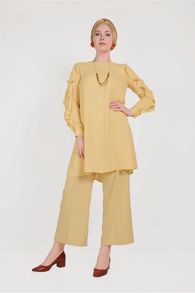 Alvina Tunic with Sleeves Frill 40565