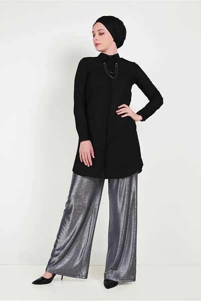 Alvina Button Cotton Tunic 40577
