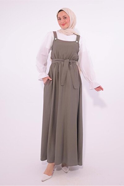 TRENDTESETTÜR ΓΥΝΑΙΚΕΙΟ ΦΟΡΕΜΑ SALOPET MINK ΜΕ ΖΩΝΗ T 8974