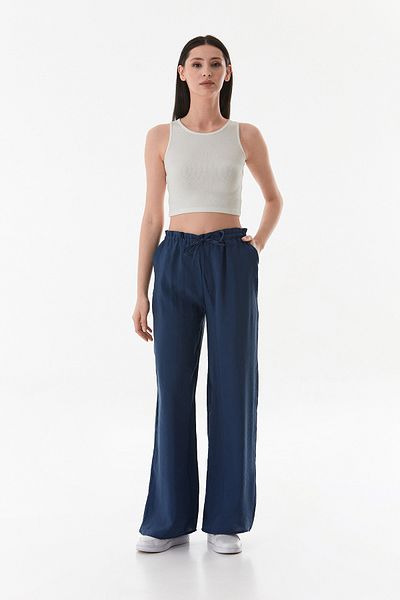 Fulla Moda Basic Ribbed Halter Neck Modal Body