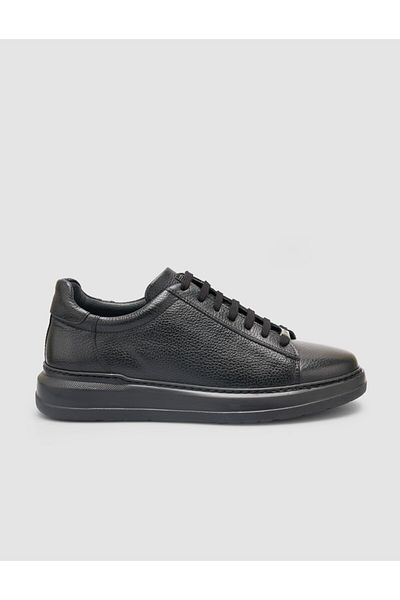 Cabani Pantofi sport pentru bărbați, 100% piele naturală, negre