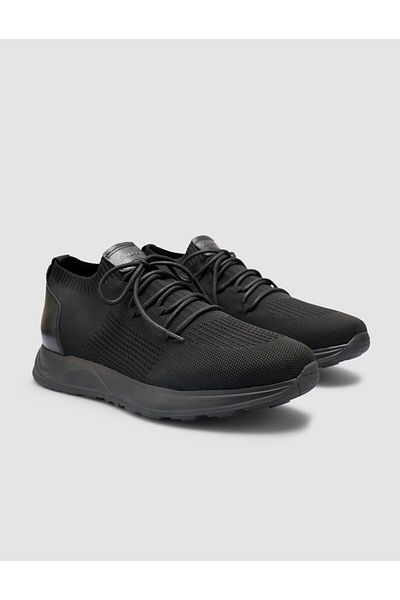 Cabani Knitwear Men's Black Napoli Sports Shoes