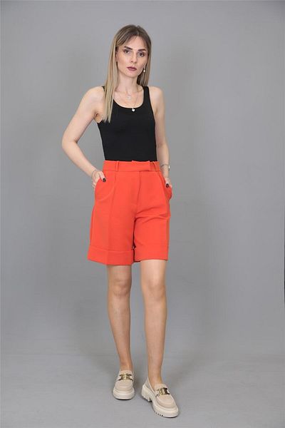 ÖNDER ÖZSOY Pantaloni scurți portocalii Dunapaça