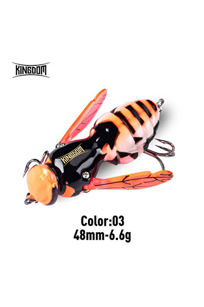 Choice طُعم صيد اصطناعي من Kingdom مقاس 48 مم - 6.6 جم - 03، وزن 4.2 جم، 40 م...