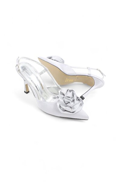 ENDİCAN 038 6707 Kadın Topuklu Ayakkabı GUMUS SIVAMA