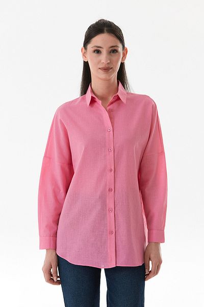 Fulla Moda Basic Buttoned Loose Shirt