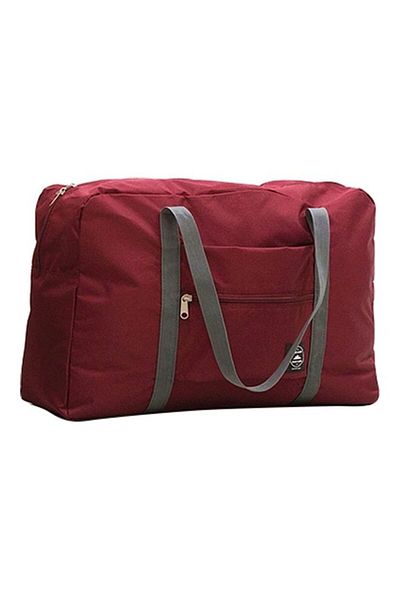Generic Foldable Travel Bag Wine Red