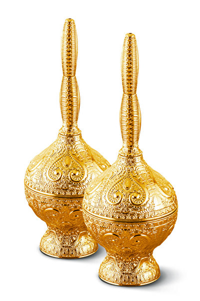 Sena 2 Adet Payitaht Motif İşlemeli Büyük Boy Güldanlık (269-2)