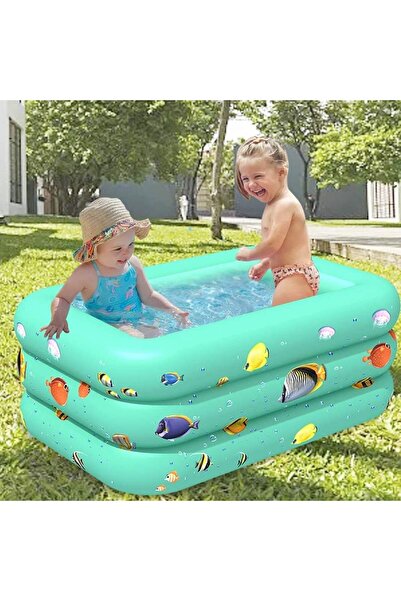 Arabest Inflatable Pool for Infants and Toddlers - Kiddie Set, Green
