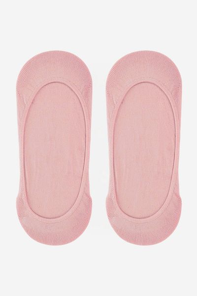 Katia&Bony Șosete de balerină pentru femei Pink Basic Invisible