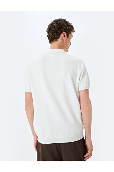 Koton Short Sleeve Cotton Polo Neck Knitwear T-Shirt