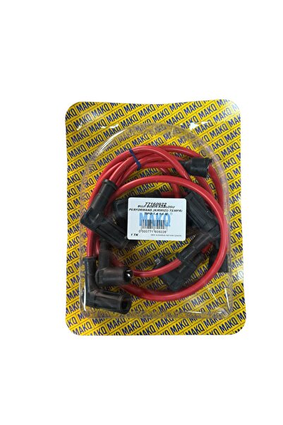 MAKQ TEMPRA TIPO 1.4 1.6 IE BUJI BOBIN KABLOSU PERFORMANS (KIRMIZI) 7MM 7716092