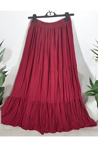 Gökçe Giyim GÖKÇE GİYİM VİSKON KATLI ETEK