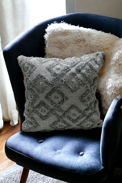 Mislina Home Față De Pernă Decorativă Boemă Față De Pernă 43x43 Cm Gri