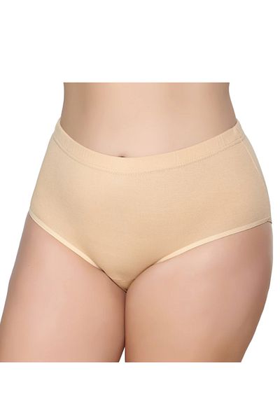 DONLİZZA Silver Ribana Bato - Women's Panties Set (6 Pieces, 3041 Skin Color)
