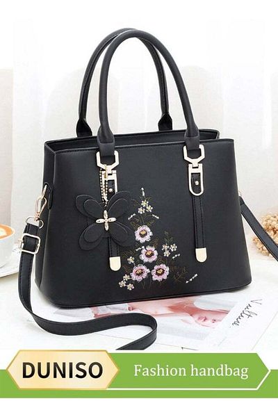 Generic DUNISO Women PU Leather Satchel Handbag, Crossbody Handbag Shoulder Bag for Women