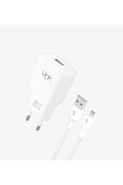 Linktech Lightning Şarj Aleti - iPhone Telefon Şarj Aleti - 10W Lightning Kab...