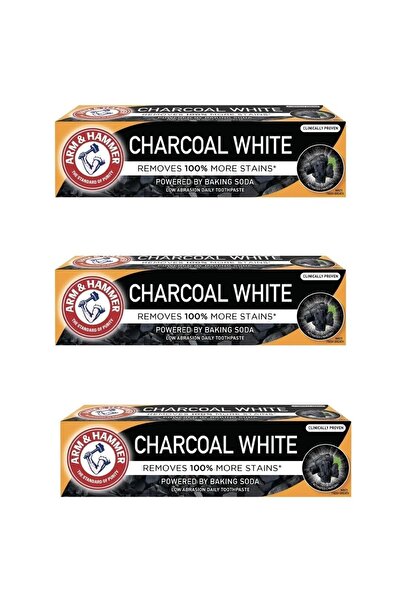 Arm&Hammer Arm & Hammer Charcoal White (kömür beyazı) Diş Macunu 75ml x3