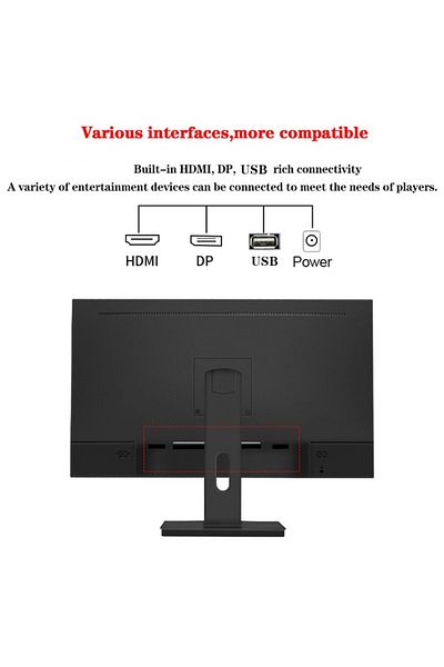 FlashHawk 23.8 Inch Ips Flat Screen Gaming Monitor With 165hz Full Hd