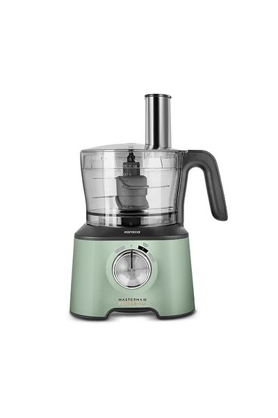 Karaca Mastermaid Power Max 11 in 1 Food Processor Soft Green 2500W