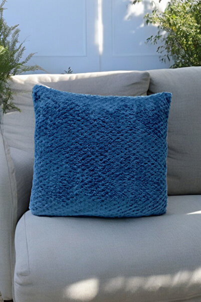 Mislina Home Bohemian Διακοσμητική Μαξιλαροθήκη Ριχτάρι Μαξιλαροθήκη 45x45 εκ. Βενζίνη Μπλε αυθεντικό σχέδιο