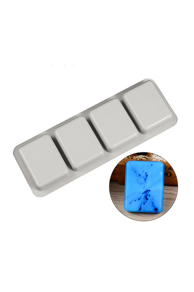 Eminonutoptanci قالب سيليكون بحواف بيضاوية مستطيلة من مسحوق حجر الصابون وقوال...