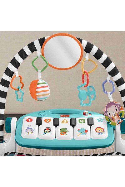 FISHER PRICE Fisher-Price Cheerful Animals Gymnastics Center with Piano Hwy49