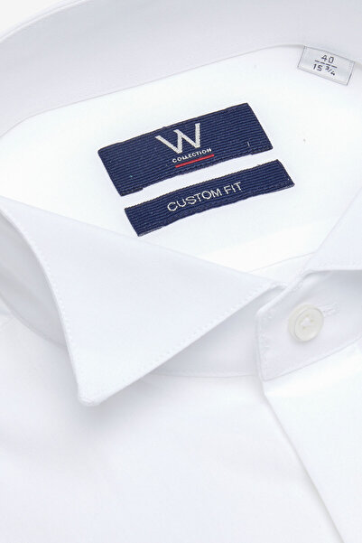 W Collection White Tuxedo Shirt