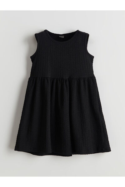 LC Waikiki فستان بناتي برقبة دائرية