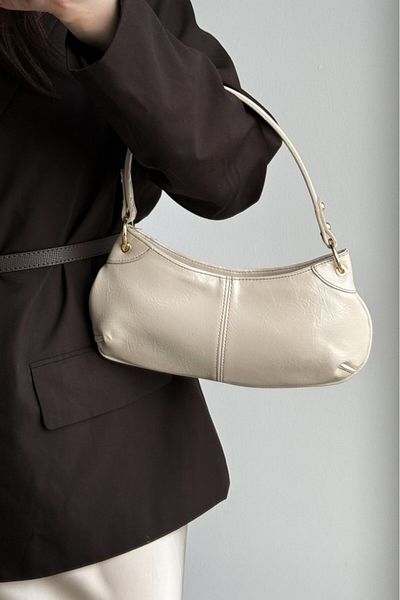 LEONAS Women's Hand and Shoulder Bag Baguette, Bloom Mink