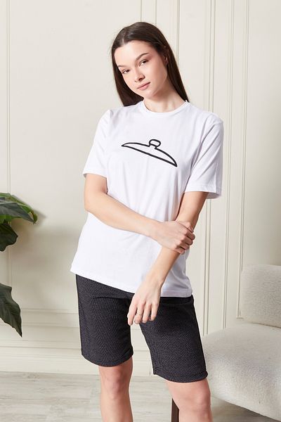 Bella Dossi Single Jersey Fabric Premium Daily Comfortable Cotton Summer Shorts Suit Couple Combination