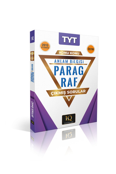 IQ YAYINLARI IQ Yayınları TYT Paragraf Çıkmış Sorular 2015 ve sonrası